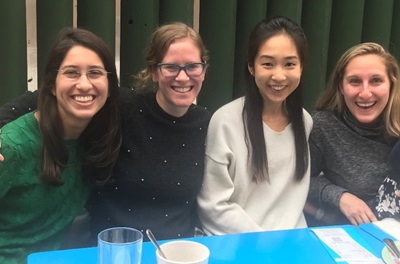 Fellows at a restaurant